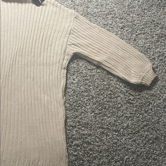 Too Cozy Turtle Neck Sweater Dress chunky sleeves small - Picture 4 of 12